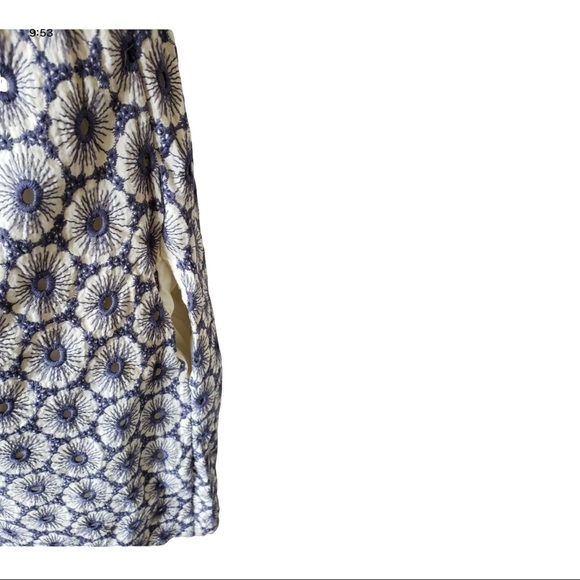 AMERICAN EAGLE OUTFITTERS WOMEN'S STRAPLESS BLUE COTTON DRESS SIZE 4 - Picture 3 of 7